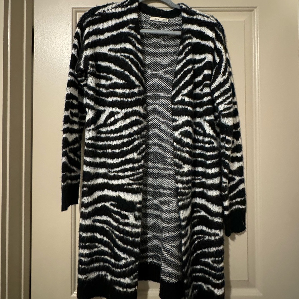 Dex Zebra Cardigan